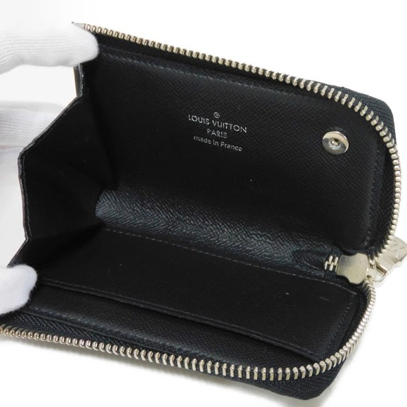 Louis Vuitton Key Case Car Case Coin Black Leather - Picture 5 of 16